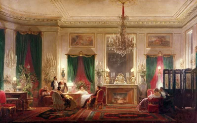 Salon of Princess Mathilde Bonaparte, Rue de Courcelles, Paris, 1859